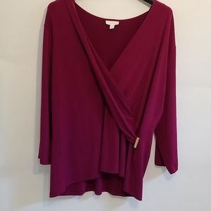 Charter Club Womens 3X Long Sleeve Top